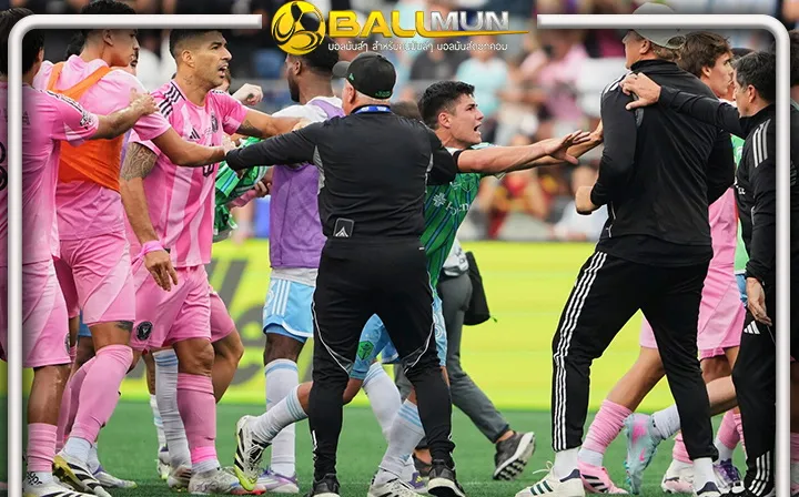 ดูบอลสด ซัวเรซ กระอัก เมเจอร์ลีก แบบเพิ่ม เป็น 9 นัด จากกรณีถุยฉาว สต๊าฟทีมคู่แข่ง